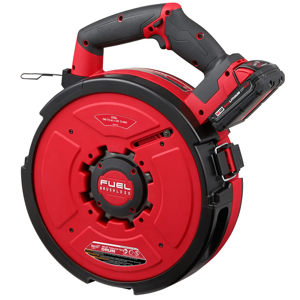 Milwaukee M18 Fuel Angler 240ft. Steel Pulling Fish Tape Kit