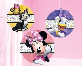 Minnie Mouse Happy Helpers Honeycomb Decoration 3pk