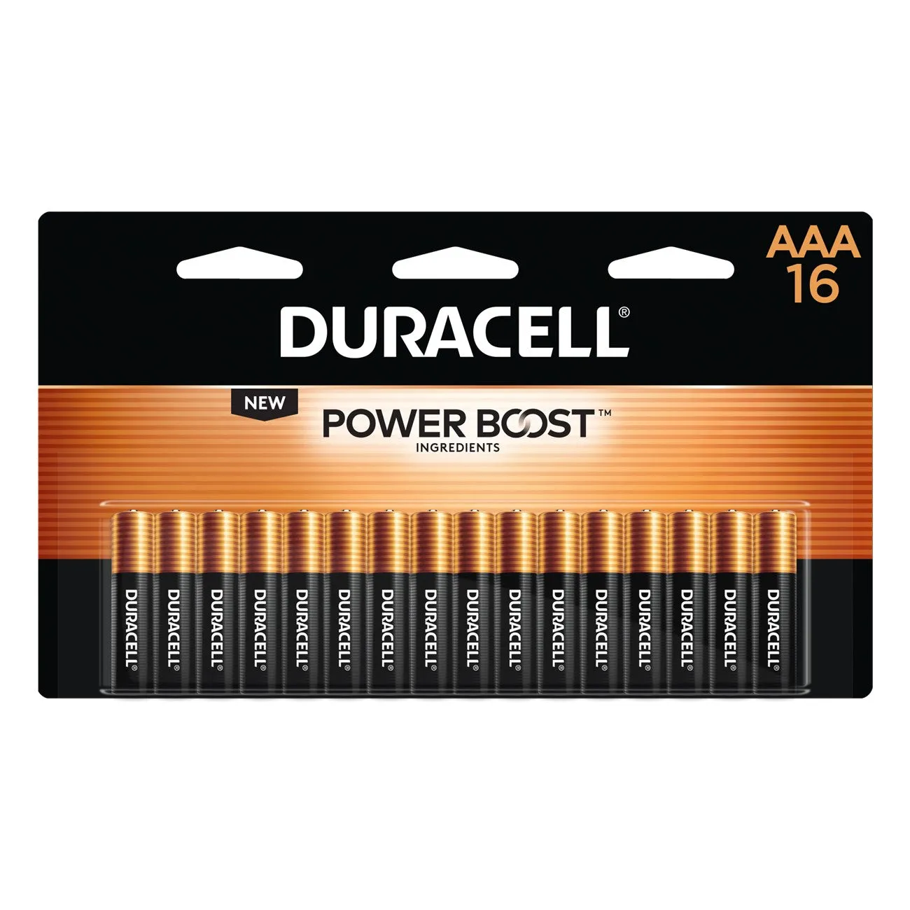 MN2400B16Z Duracell, MN2400 Alkaline Battery, AAA, Coppertop, 16PK