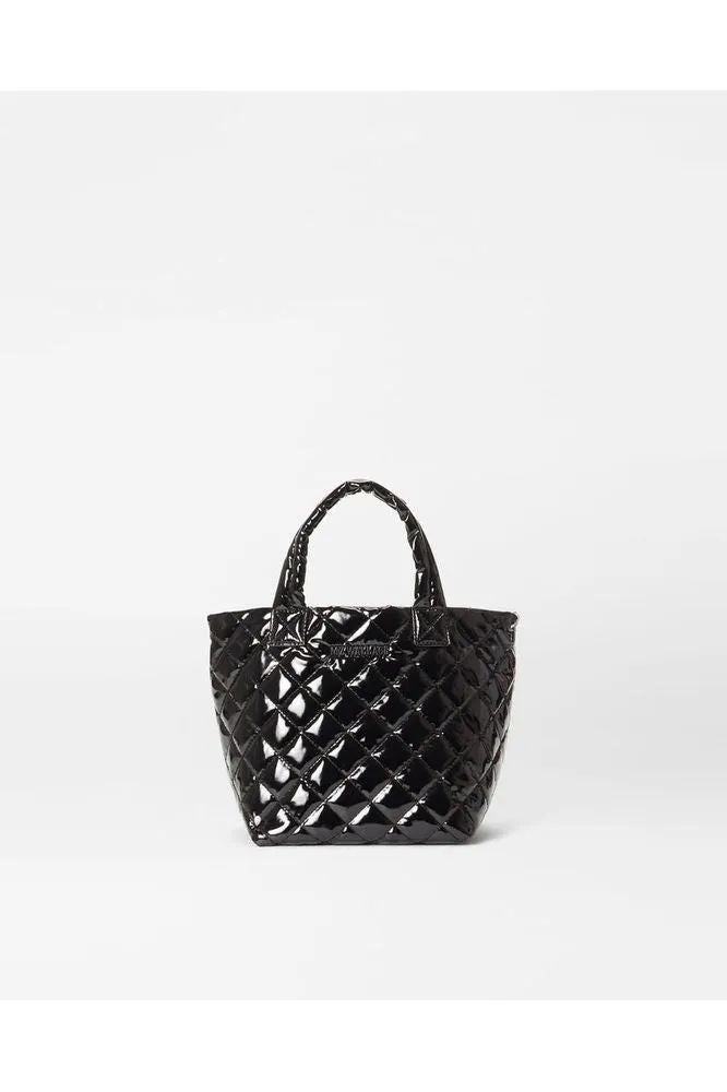 MZ Wallace Micro Metro Tote Deluxe 1463X1742 | Black Lacquer