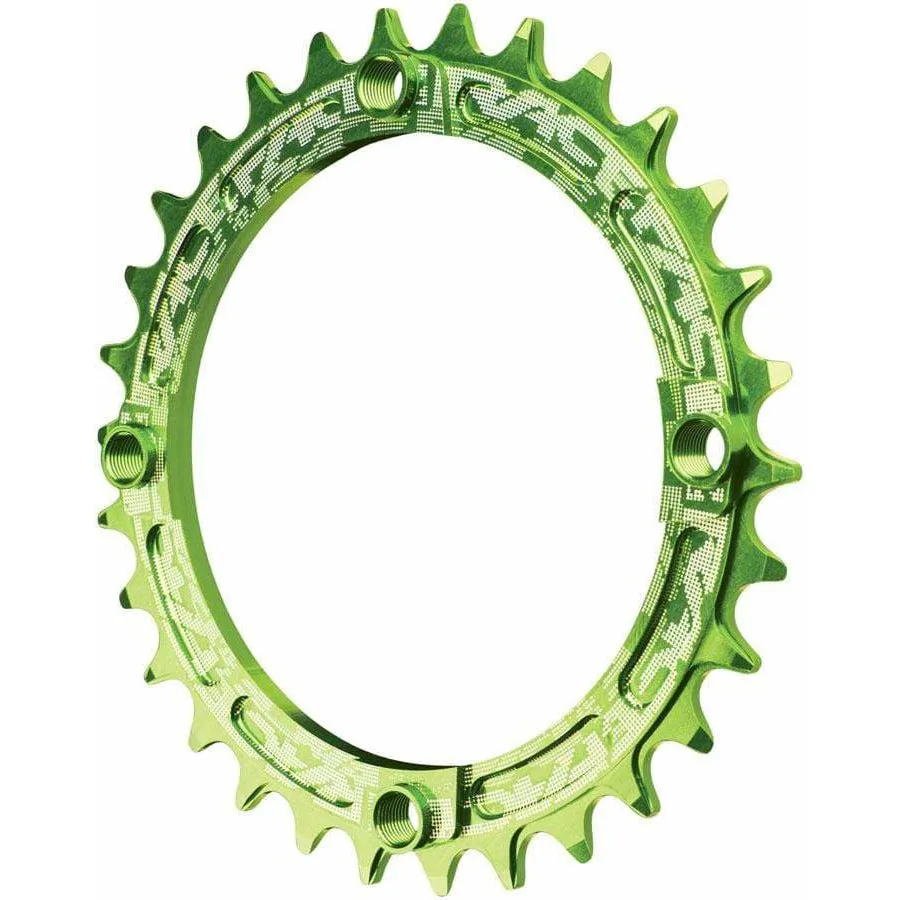 Narrow Wide Chainring: 104mm BCD