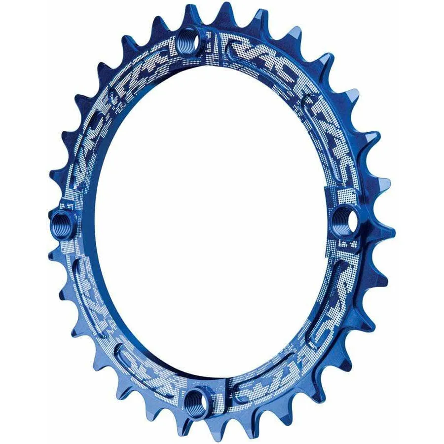 Narrow Wide Chainring: 104mm BCD