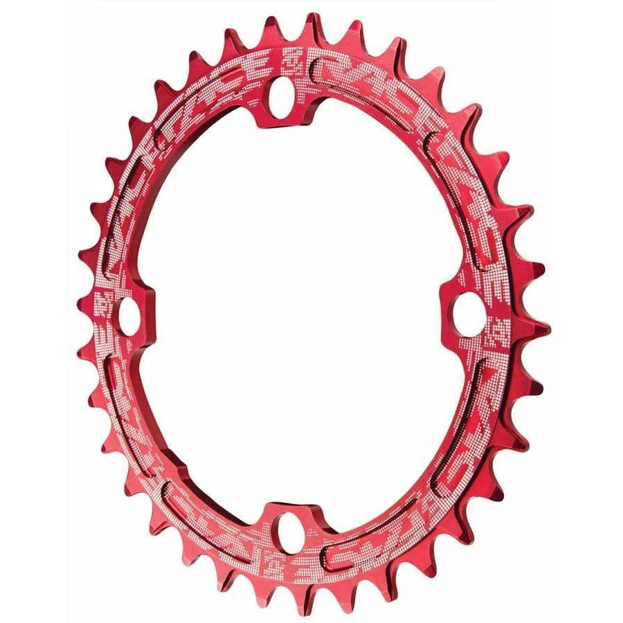 Narrow Wide Chainring: 104mm BCD