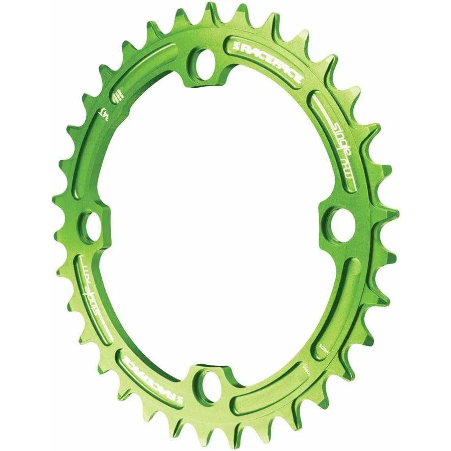 Narrow Wide Chainring: 104mm BCD