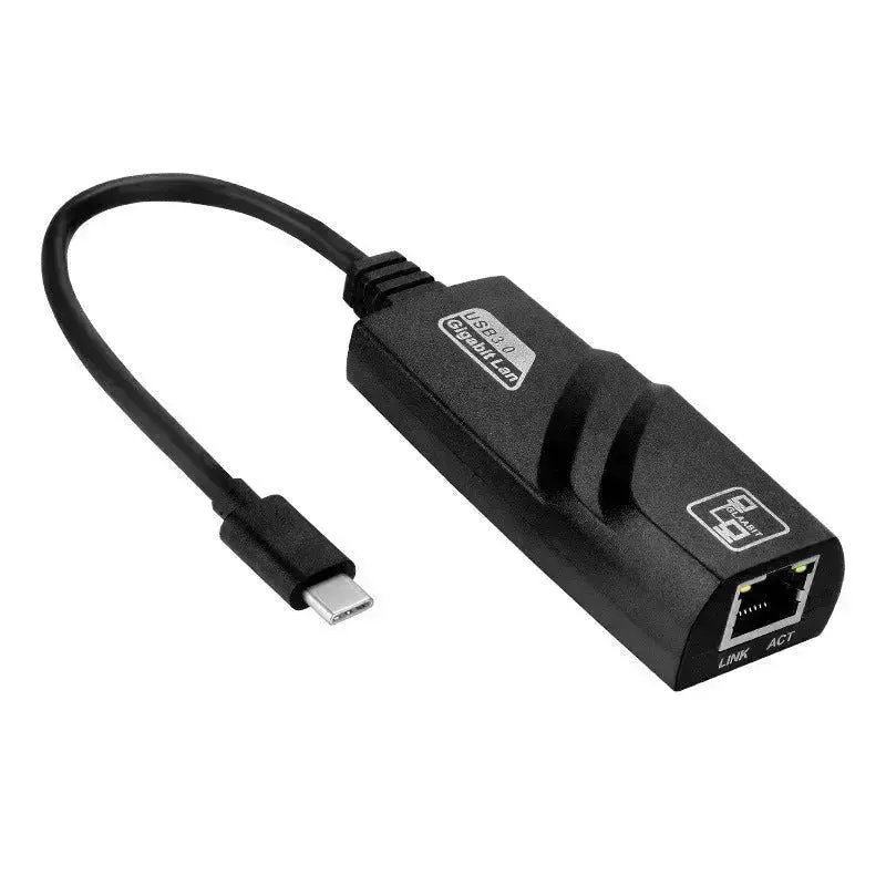 NIC Adapter Cable Type-C To RJ45 Gigabit Network Card To USB 3.1 Port