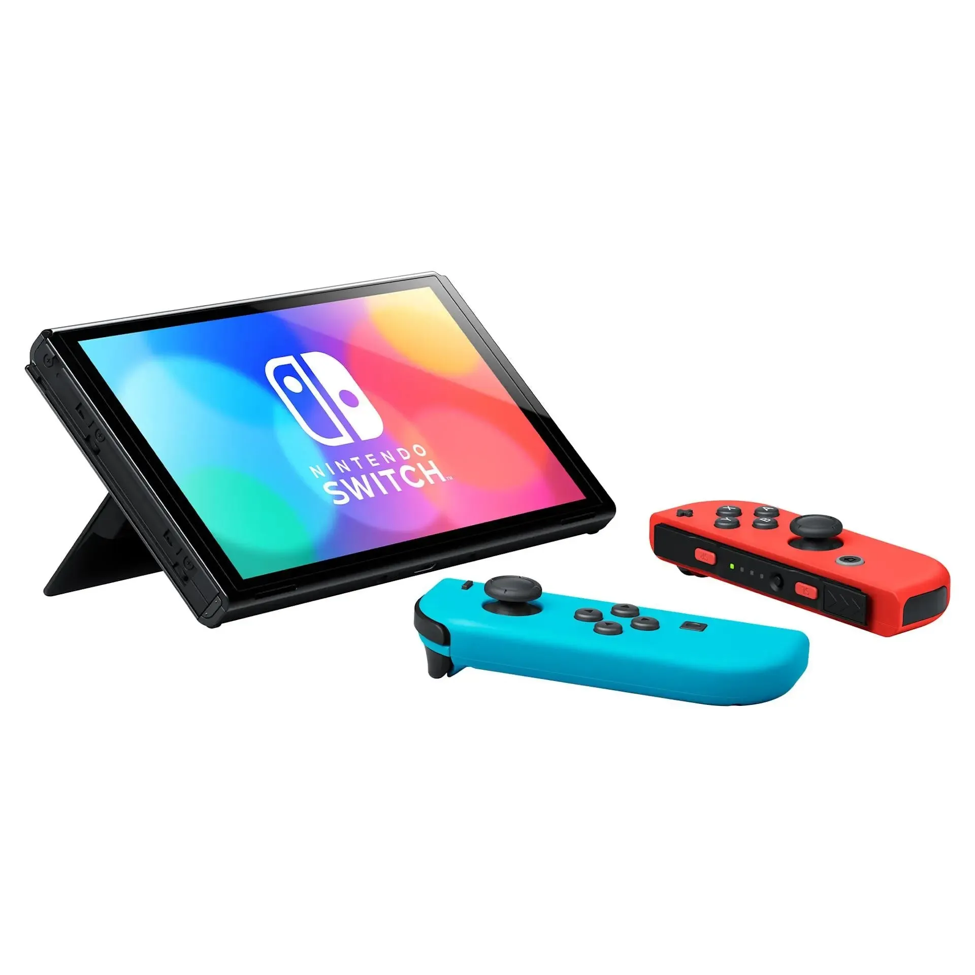 Nintendo Switch OLED Neon Mario Kart 8 Deluxe & 3 Month online Subscription Bundle