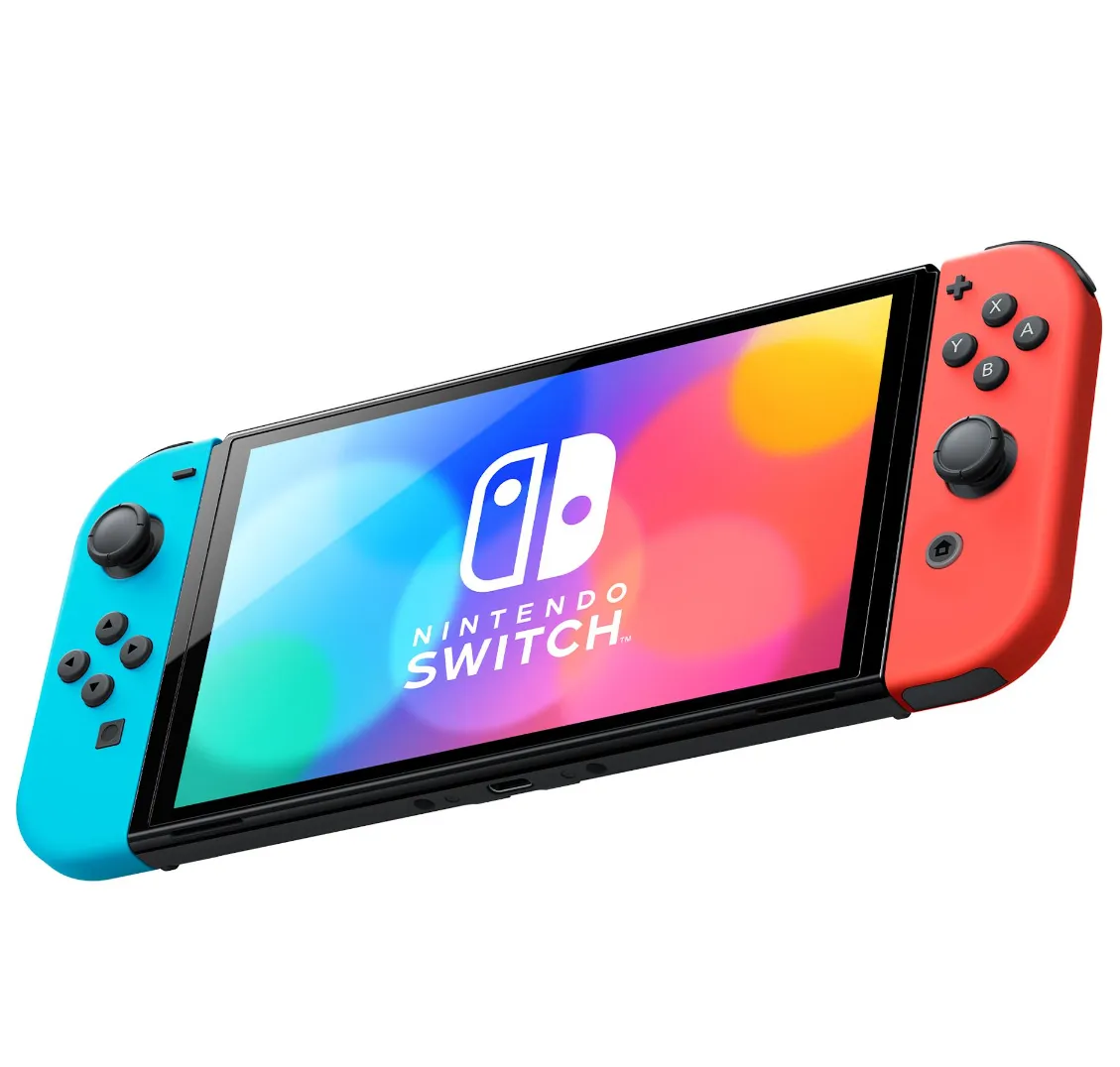 Nintendo Switch OLED Neon Mario Kart 8 Deluxe & 3 Month online Subscription Bundle