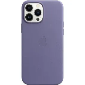 Official Apple iPhone 13 Pro Max Case With MagSafe - Leather - Wisteria