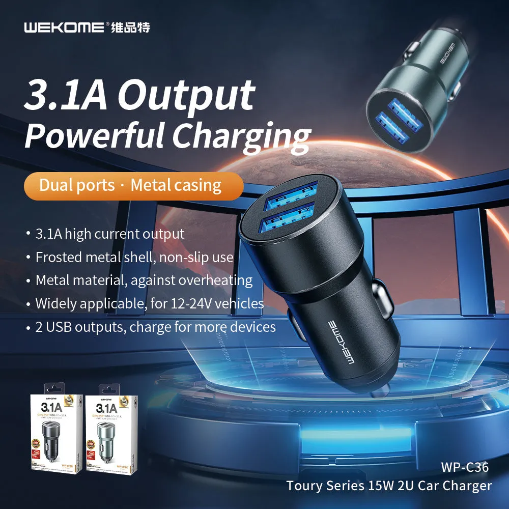 PA407 - WEKOME 15W Dual Charger