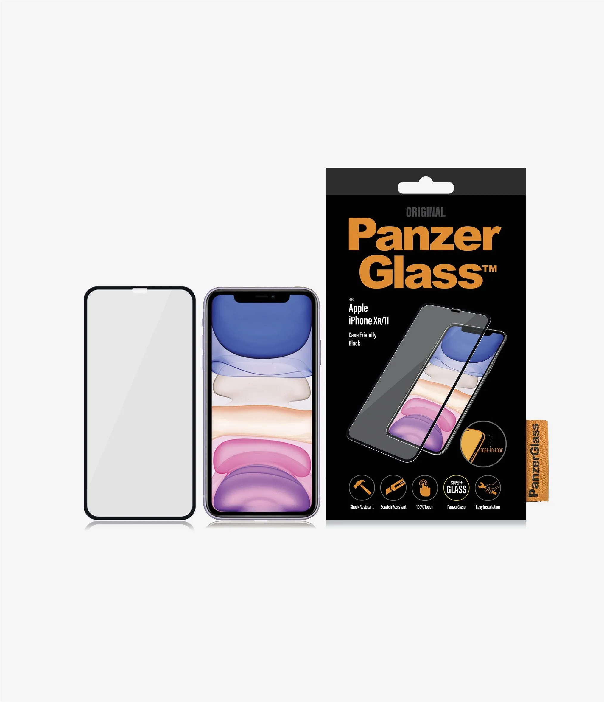 PanzerGlass Tempered Glass Case-Friendly for iPhone 11