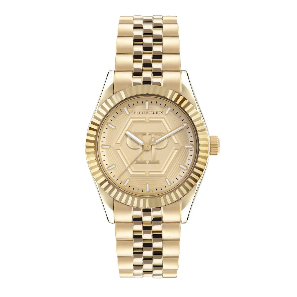 Philipp Plein Rock Couture Ladies  Gold Watch PW2BA0523