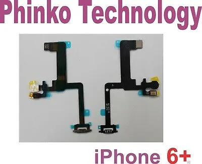 Power On Off Mic LED Light Flash Flex Cable Replacement for iPhone 6  Plus 5.5