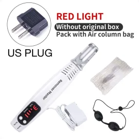 Professional Laser Picosecond Pen Blue&Red Tattoo Remover Laser Pen Freckle Acne Cleaner Mole Dark Spot Pigment Removal Machine