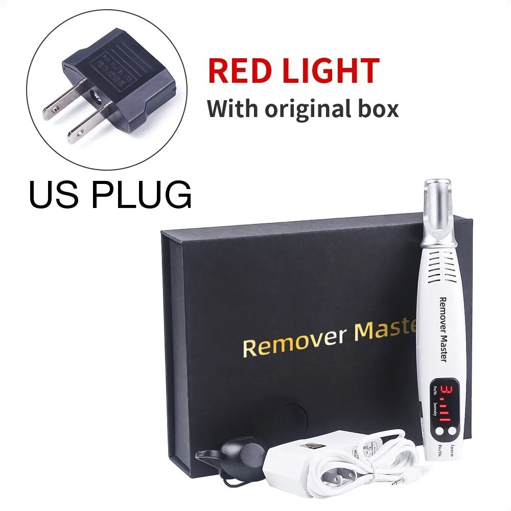 Professional Laser Picosecond Pen Blue&Red Tattoo Remover Laser Pen Freckle Acne Cleaner Mole Dark Spot Pigment Removal Machine