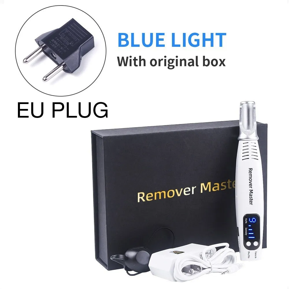 Professional Laser Picosecond Pen Blue&Red Tattoo Remover Laser Pen Freckle Acne Cleaner Mole Dark Spot Pigment Removal Machine