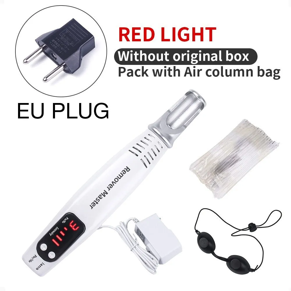 Professional Laser Picosecond Pen Blue&Red Tattoo Remover Laser Pen Freckle Acne Cleaner Mole Dark Spot Pigment Removal Machine