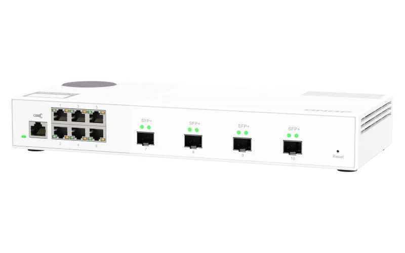 Qnap Qsw-M2106-4S - Switch - Managed - 6 X 2.5Gbase-T   4 X 10Gb Ethernet Sfp  - Desktop