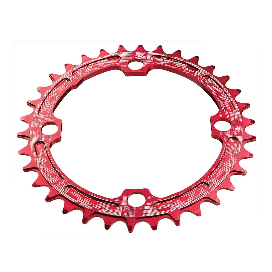 Race Face Chainring 104 Bcd Narrow Wide Red 104X34