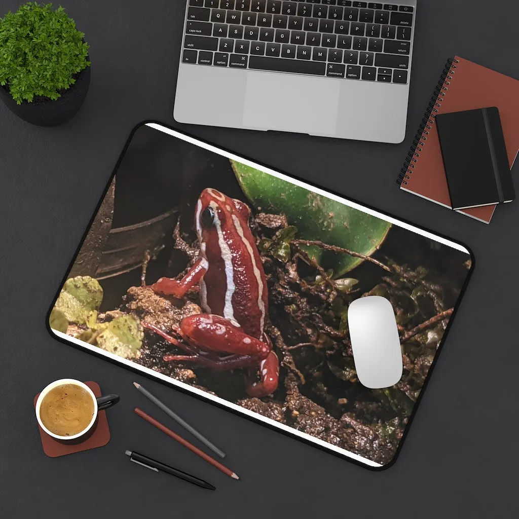 Red Frog Desk Mat