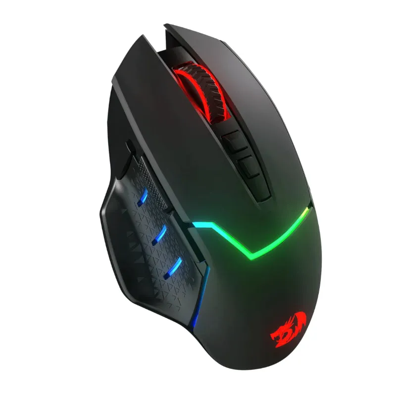 Redragon Mirage Pro 8000Dpi Rgb Wireless Gaming Mouse - Black