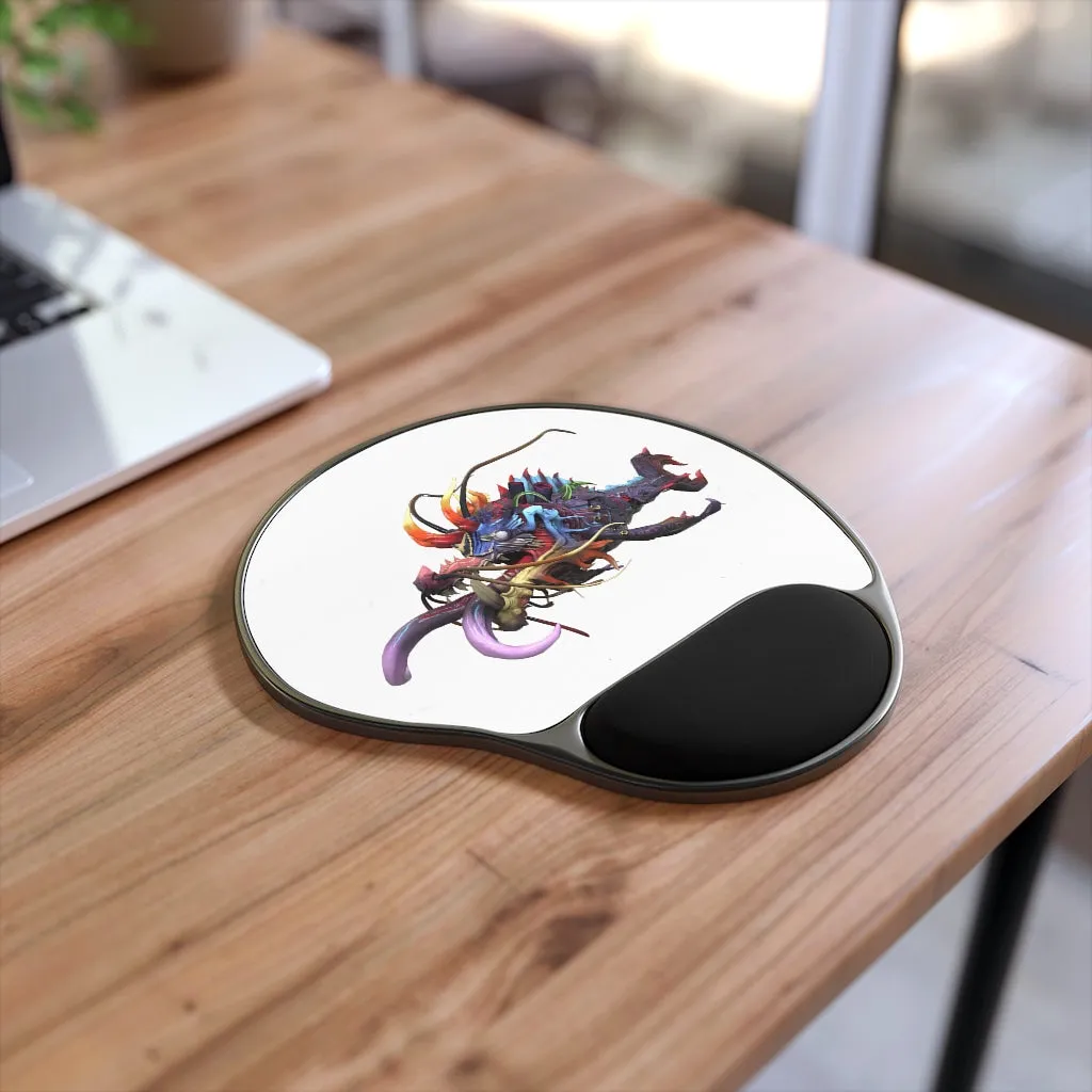 Ryuuk the Fish Dragon God Mouse Pad With Wrist Rest