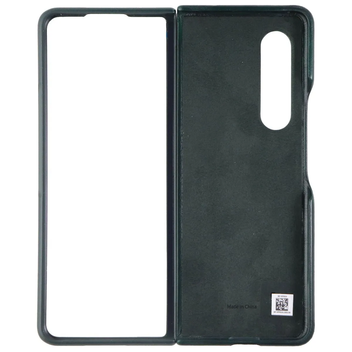 Samsung Leather Protective Cover for Galaxy Z Fold3 5G - Green (EF-VF926LGEGUS)