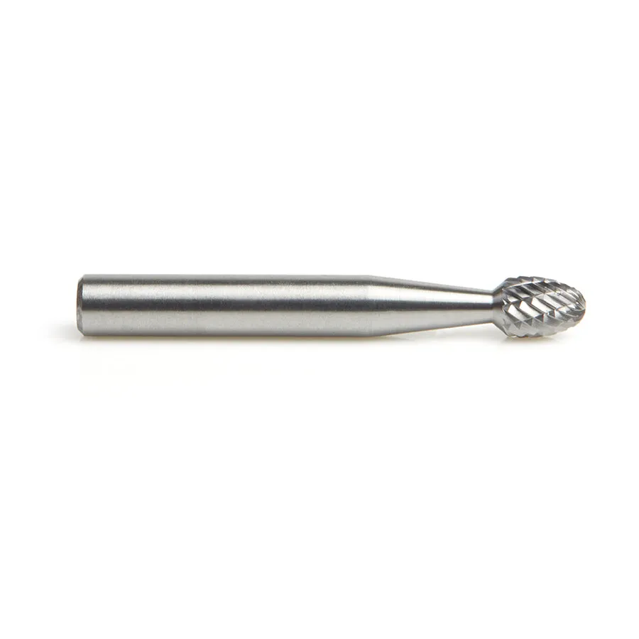 SE Burrs Oval Double Cut Burr Bit | 1⁄4 Dia x 3⁄8 x 1⁄4 Shank | BURS-172 | 738685172223