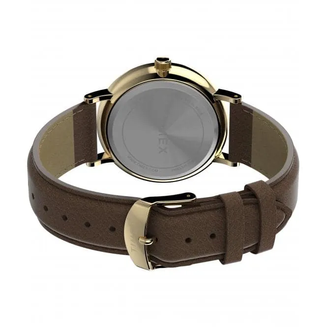 Southview Gold-tone Leather Strap Watch TW2V91300