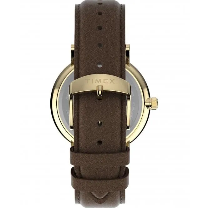 Southview Gold-tone Leather Strap Watch TW2V91300