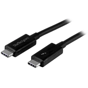 Startech.Com 1M (3.3Ft) Thunderbolt 3 Cable, 20Gbps, 100W Pd, 4K Video, Thunderbolt-Certified, Compatible W/ Tb4/Usb 3.2