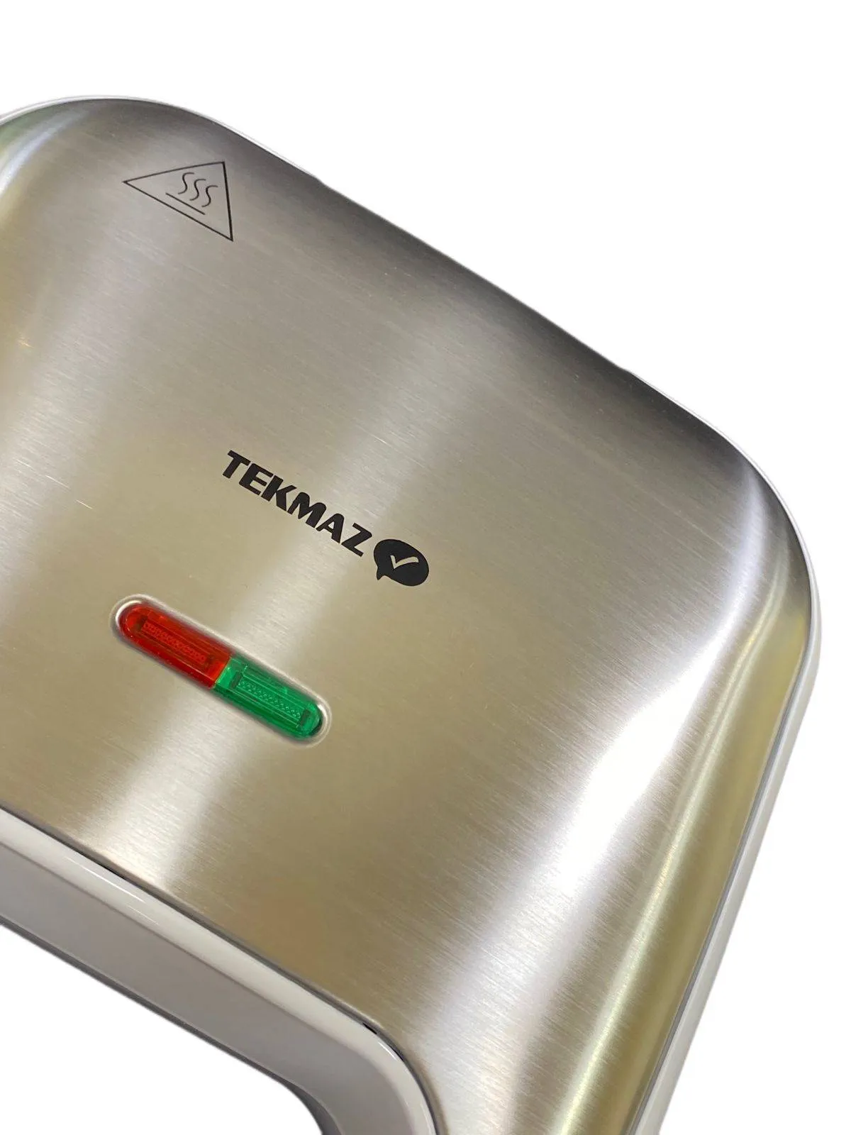 Tekmaz Grill With Garnete Plate 750 Watt White 4 Pes With Light