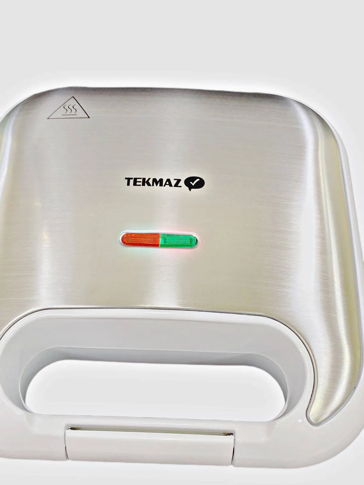 Tekmaz Grill With Garnete Plate 750 Watt White 4 Pes With Light