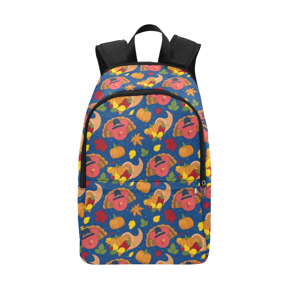 Thanksgiving Harvest Fabric Backpack