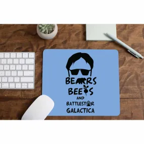 The Office Mousepad - Bears Beets & Battlestar Galactica