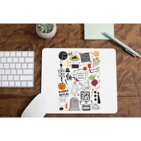 The Office Mousepad - Dunder Doodles