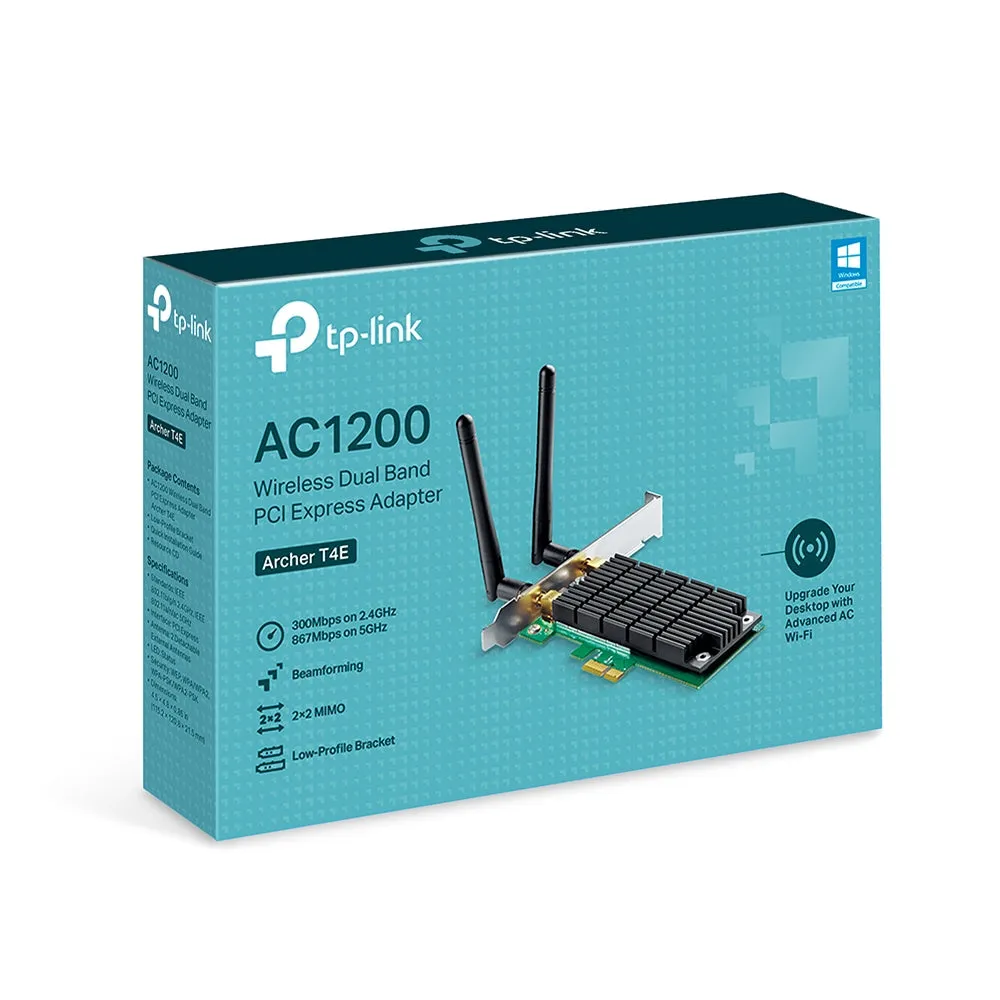 Tp-Link Archer T4e - Network Adapter - Pcie Low Profile - 802.11Ac