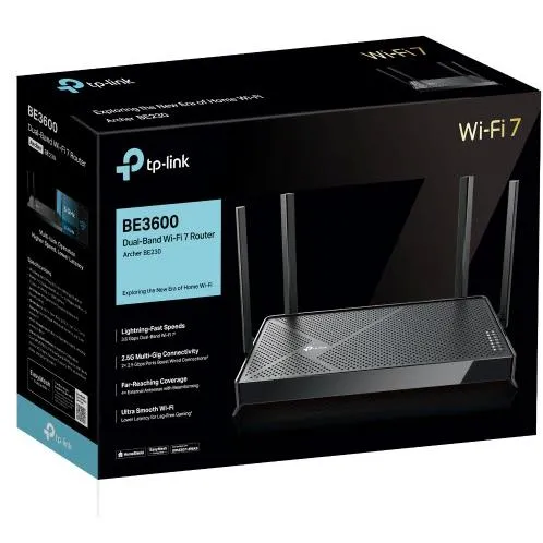 TP-Link BE3600 Dual-Band Wi-Fi 7 Router