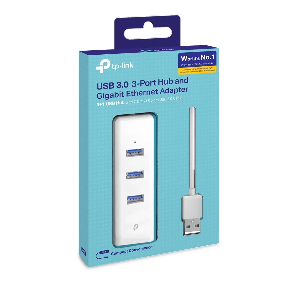 Tp-Link Network Adapter Ue330 - Usb 3.0 To Gigabit Ethernet