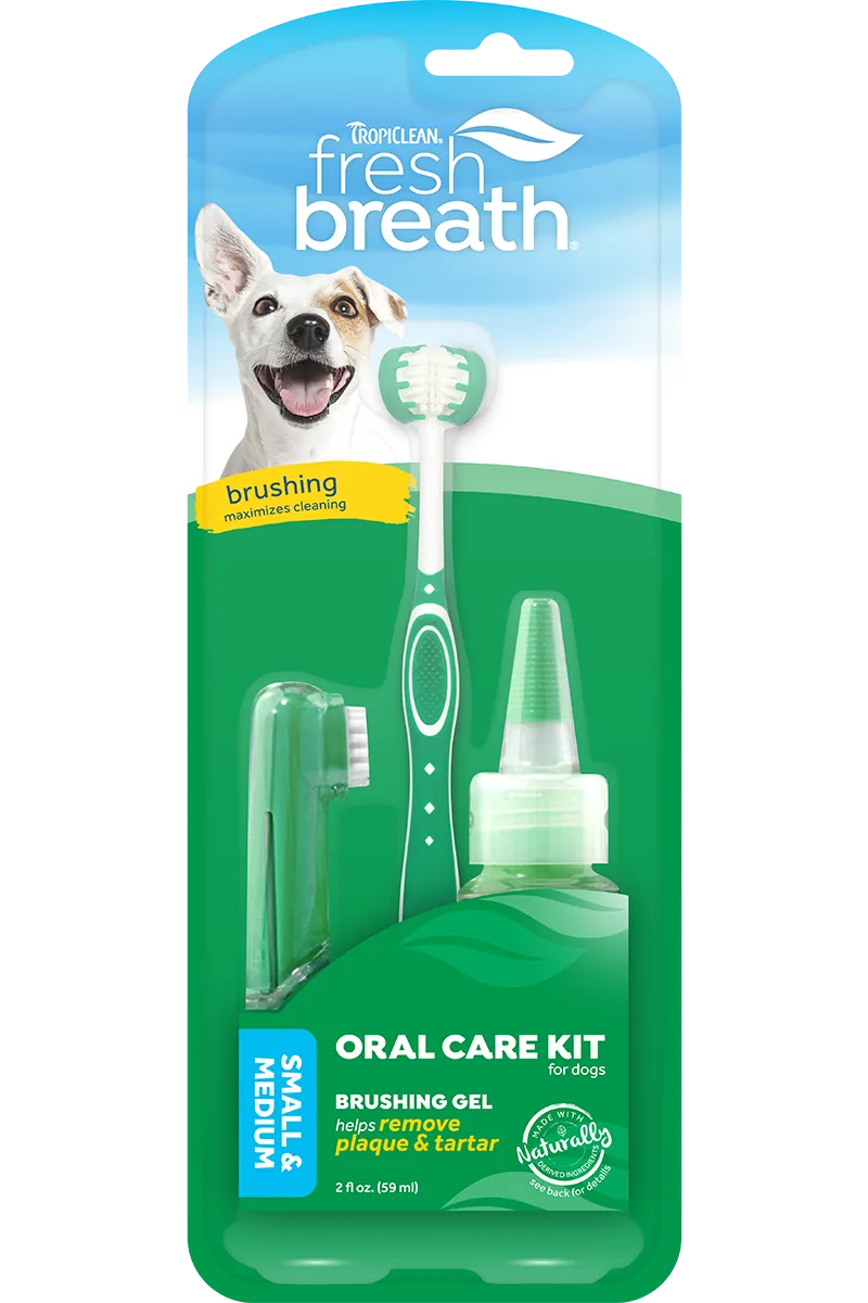 TropiClean - Oral Care Kit for Small/Medium Dogs