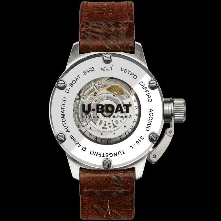 U-Boat Men's Classico 42mm Automatic Watch UB-8892