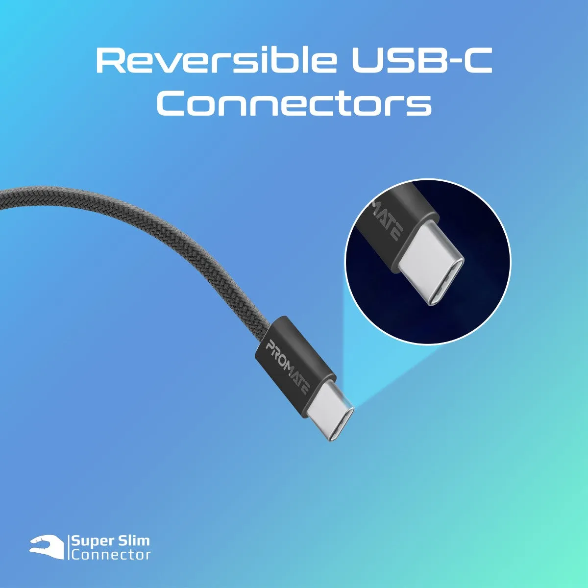 Ultra-Fast 60W Power Delivery USB-C cable