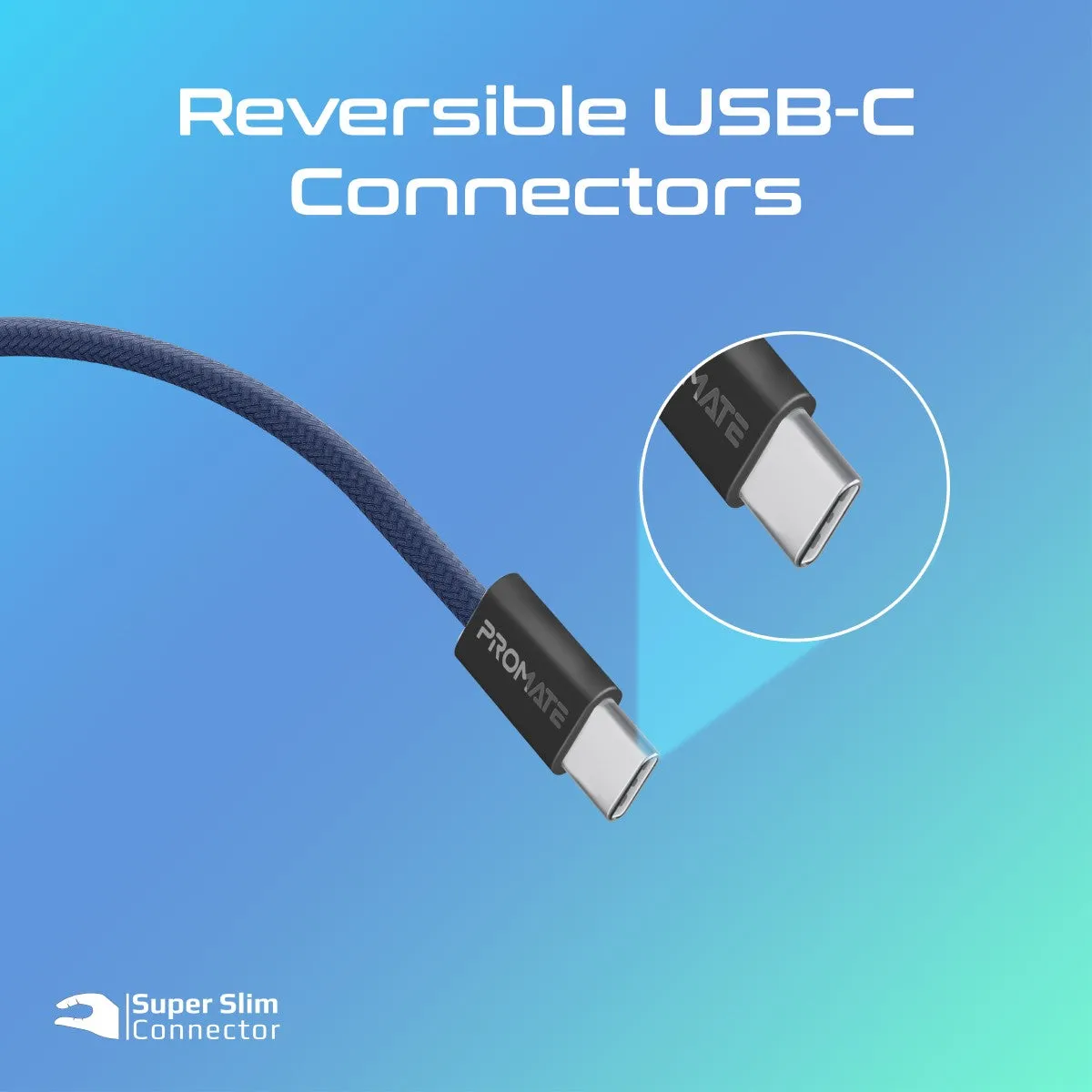 Ultra-Fast 60W Power Delivery USB-C cable