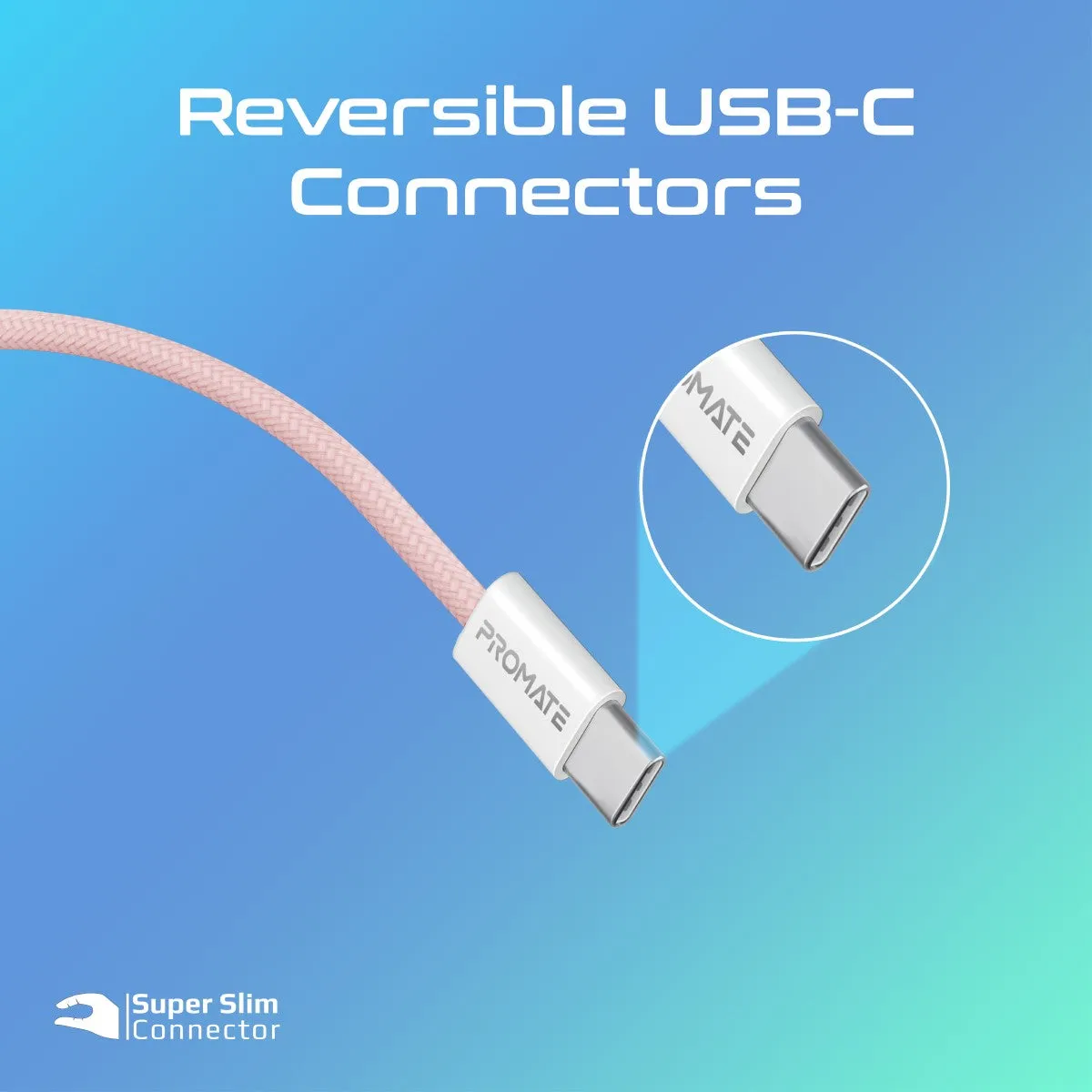 Ultra-Fast 60W Power Delivery USB-C cable