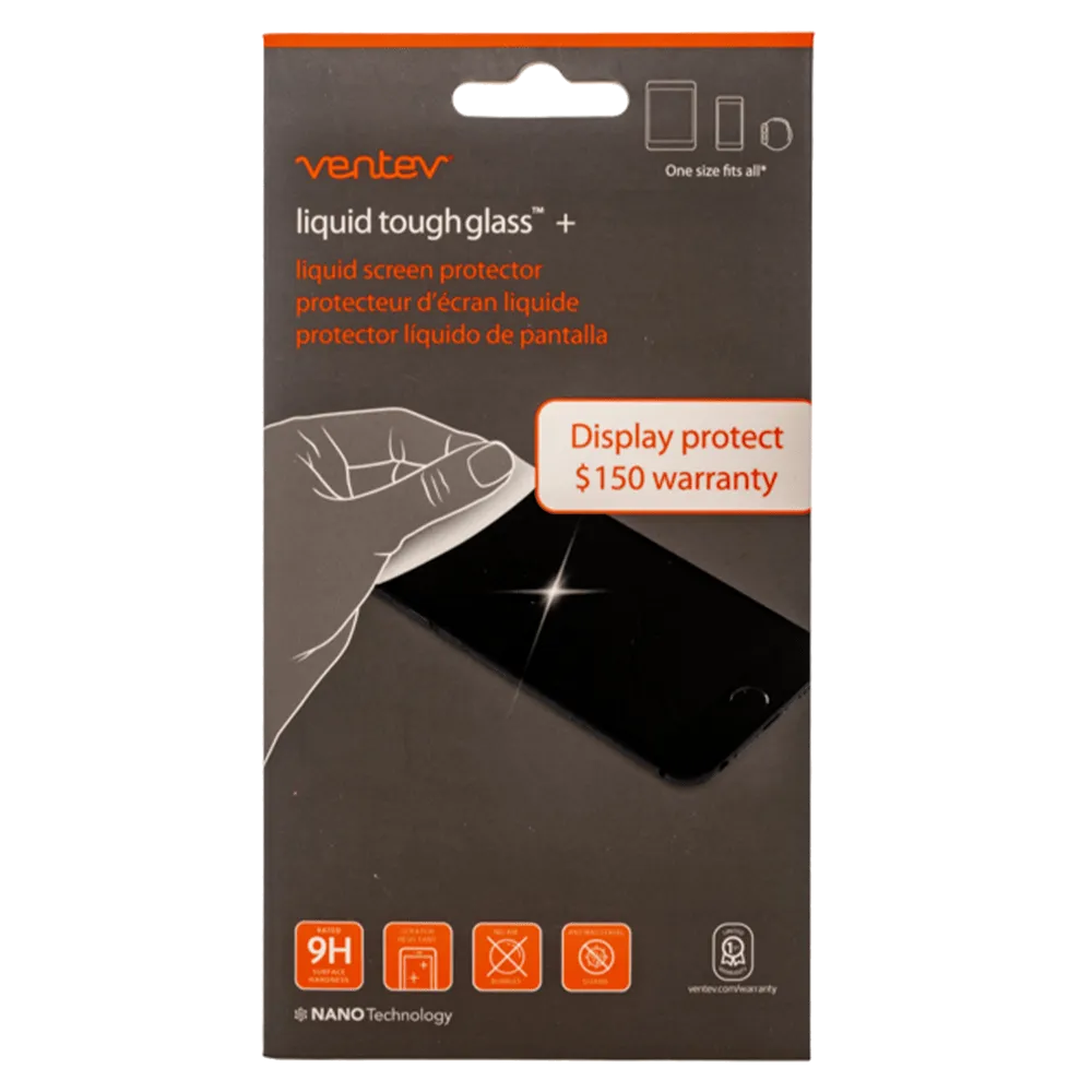 Ventev liquid toughglass plus Screen Protection  $150  by Ventev