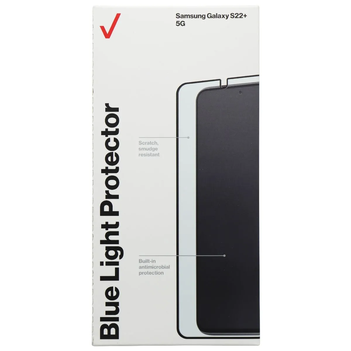 Verizon Blue Light Screen Protector for Samsung Galaxy S22  5G - Clear/Tinted