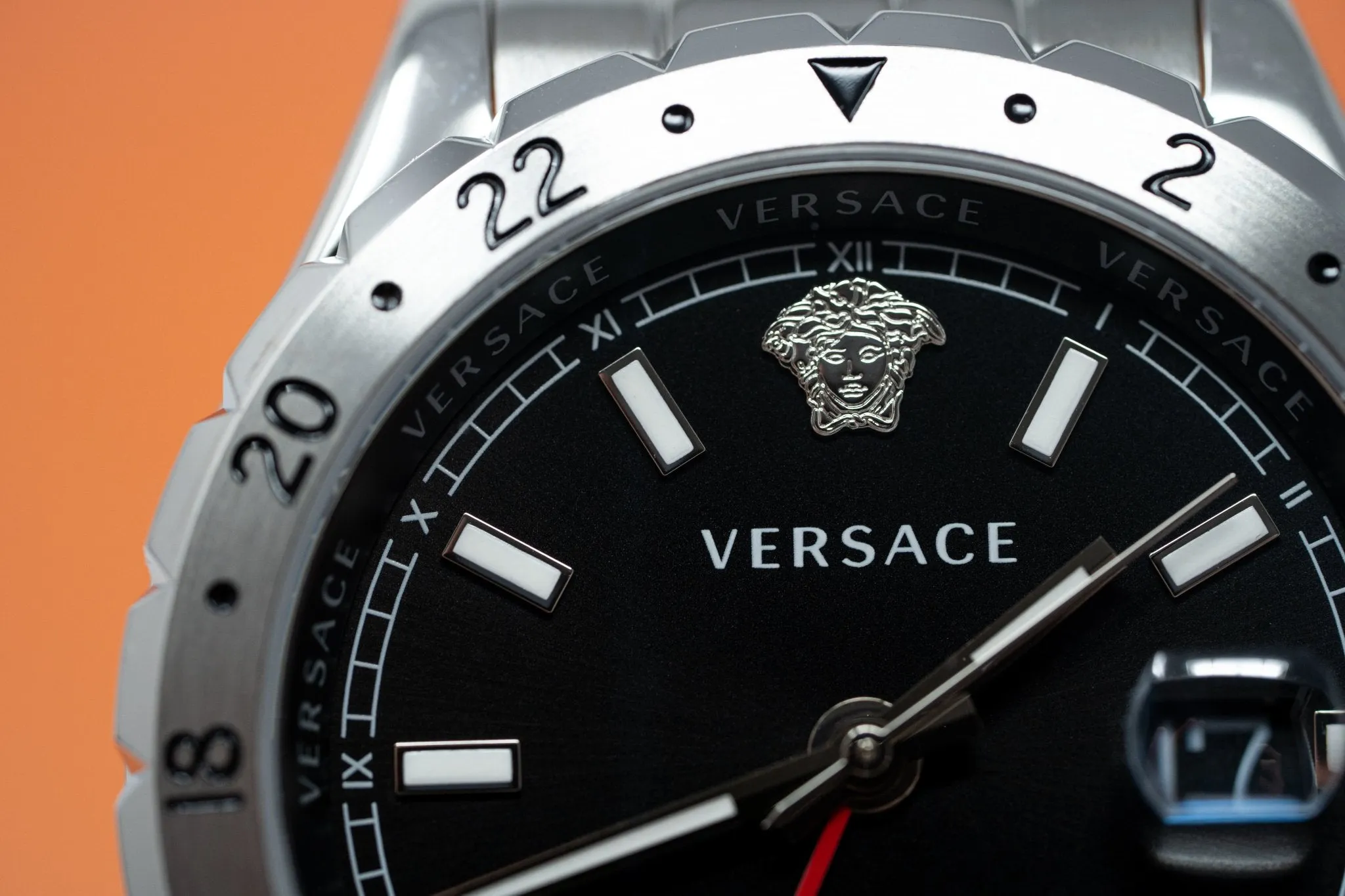 Versace Men's Watch Hellenyium GMT Black Bracelet V11020015