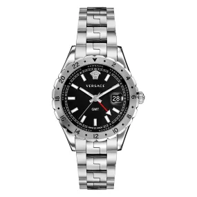 Versace Men's Watch Hellenyium GMT Black Bracelet V11020015