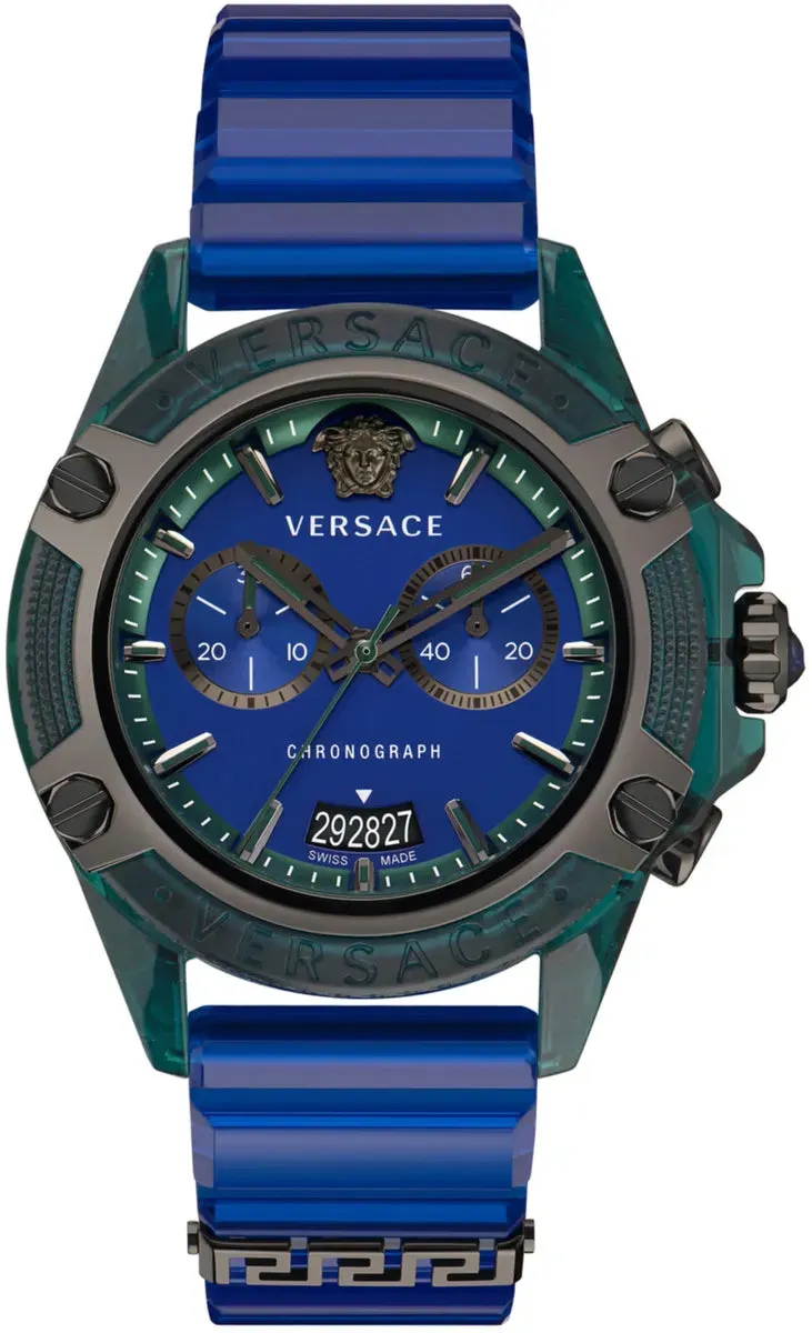 Versace Unisex Watch Chronograph Active Green VEZ701122