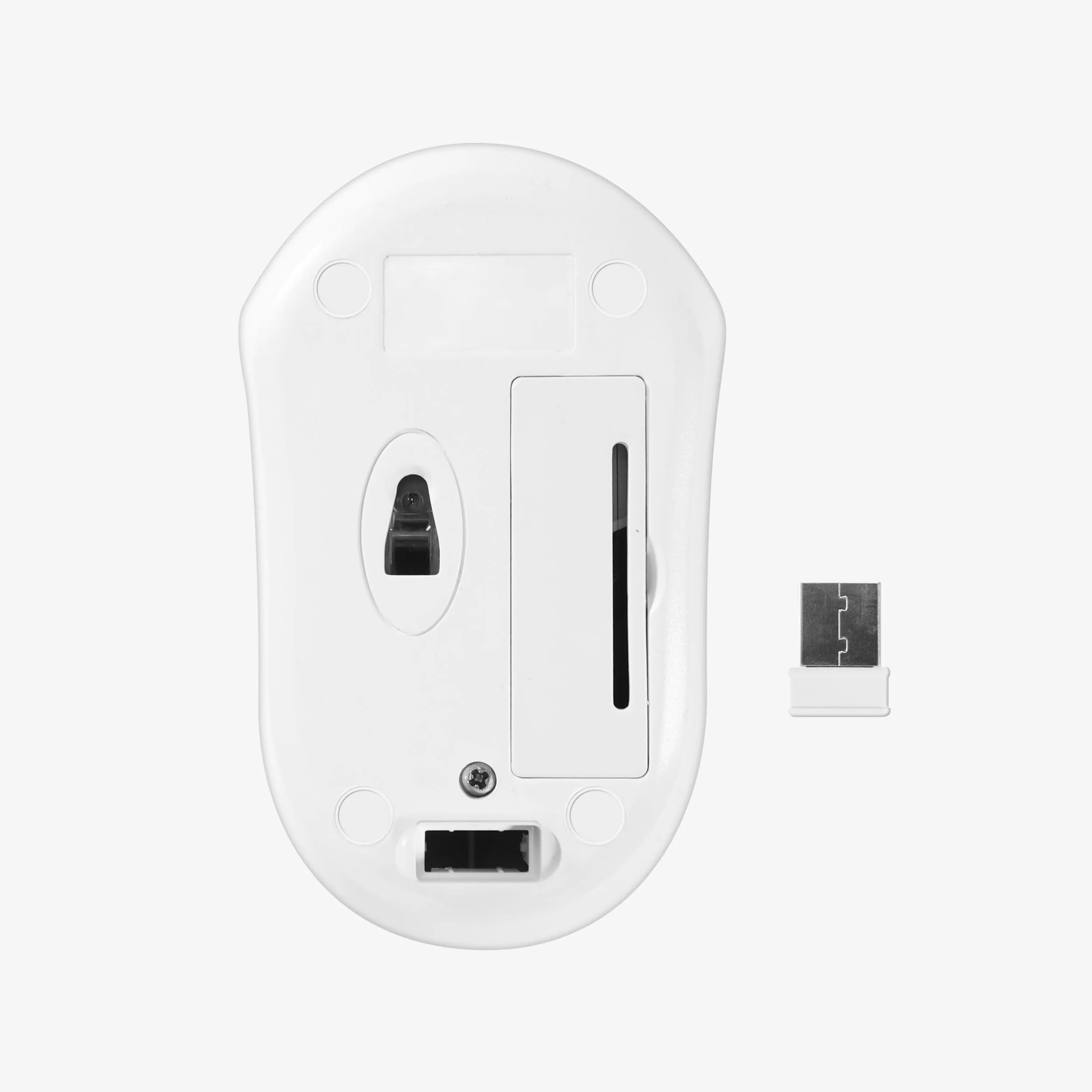 White Wireless Mouse for PC Laptop / Windows Computer