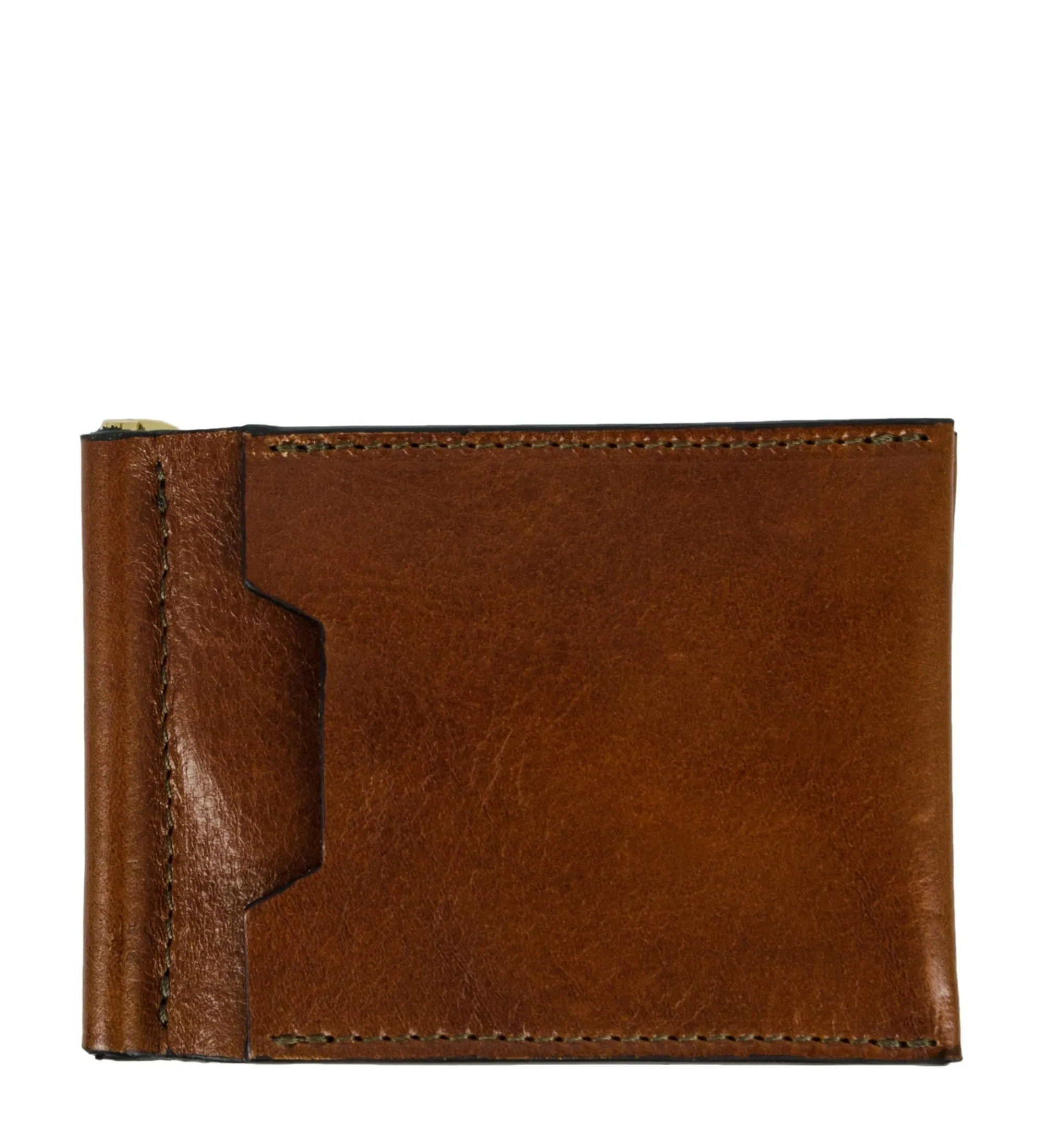 Womens Leather Money Clip Wallet - Tom Jones